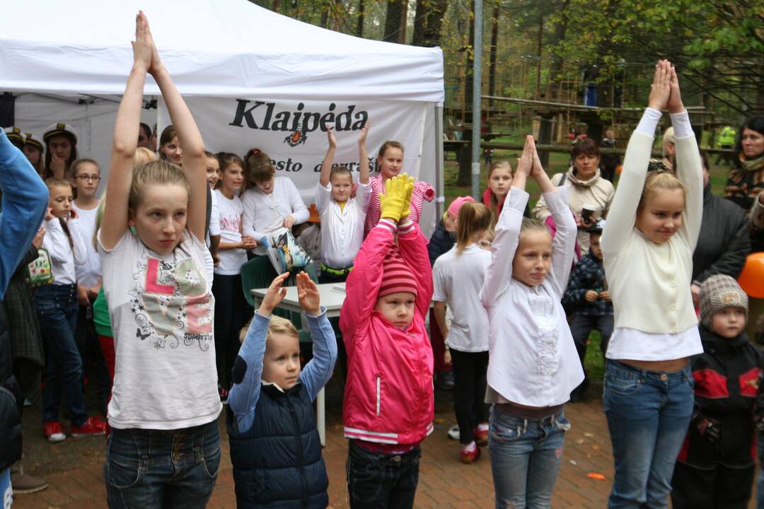 Klaipėdiečiai linksminosi Miesto Jūros parke