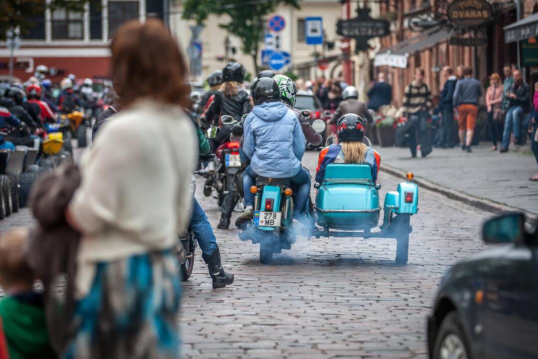 Motociklininkų paradas Kaune