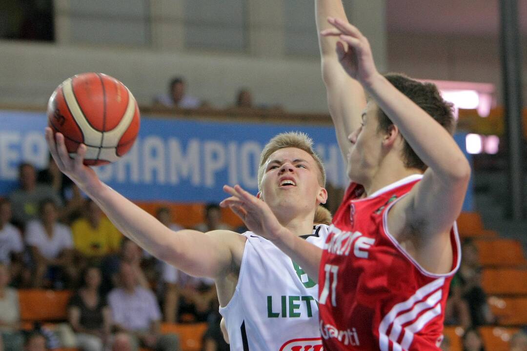 Europos jaunučių krepšinio čempionatas: Lietuva – Turkija 64:67.