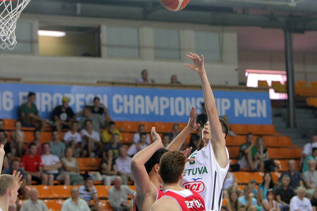 Europos jaunučių krepšinio čempionatas: Lietuva – Turkija 64:67.