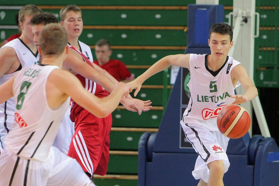 Europos jaunučių krepšinio čempionatas: Lietuva – Turkija 64:67.