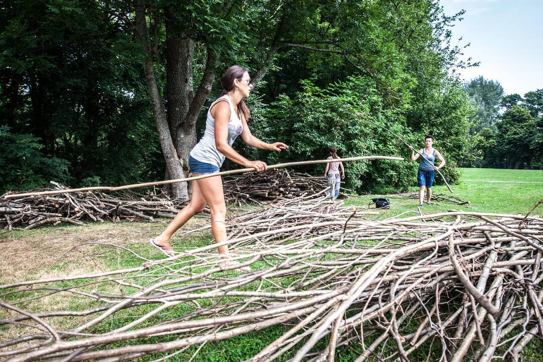 Landart meno kūrimas Raudondvario dvaro parke