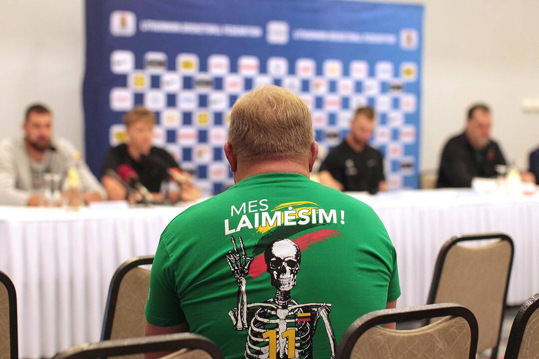 Lietuvos krepšinio rinktinės spaudos konferencija