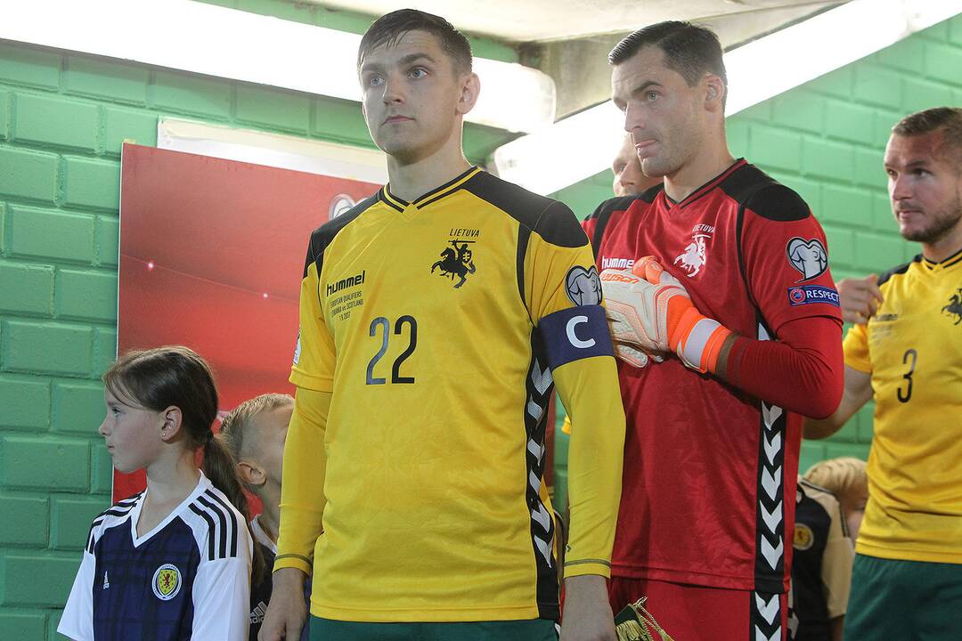 Futbolas: Lietuva – Škotija 0:3