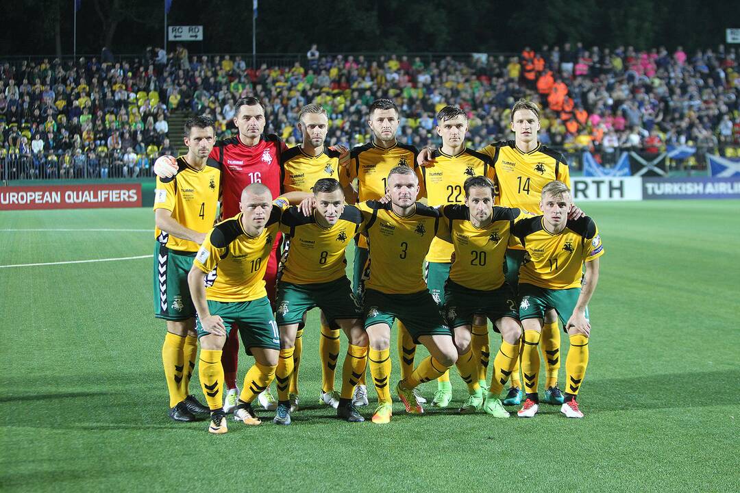 Futbolas: Lietuva – Škotija 0:3