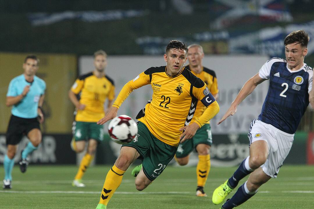 Futbolas: Lietuva – Škotija 0:3