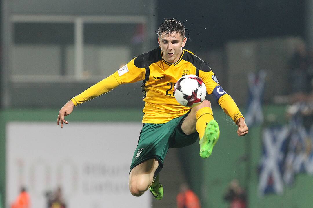 Futbolas: Lietuva – Škotija 0:3