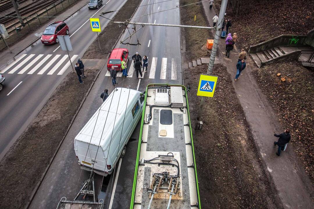 Masinė avarija Tunelio gatvėje