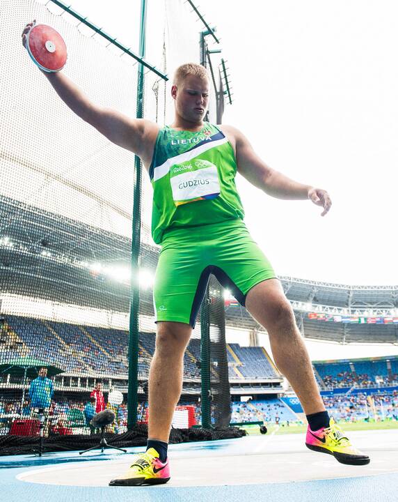 A. Gudžiaus kova disko metimo finale