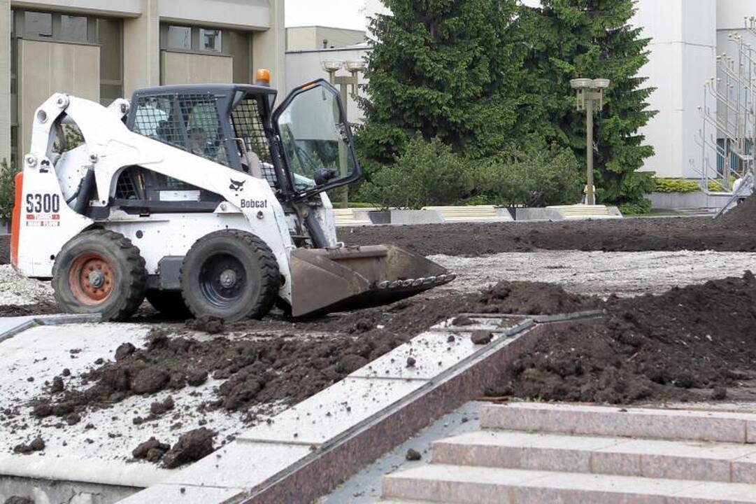 Garsiajame Seimo fontane – žymūs pokyčiai