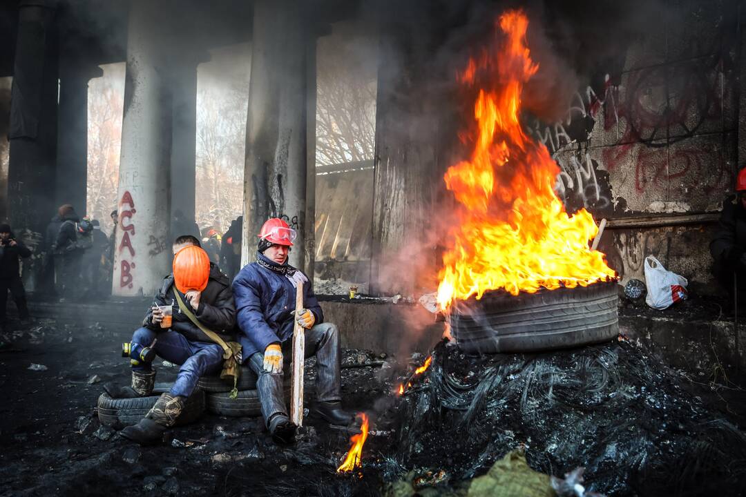 Kruvini įvykiai Kijeve – „Kauno dienos“ korespondento akimis