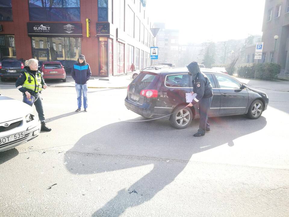 Avarija Naujojo Sodo gatvėje
