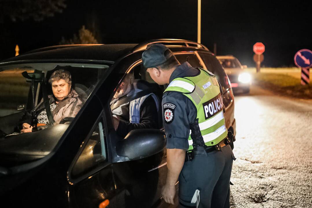 Naktinis policijos reidas Klaipėdoje