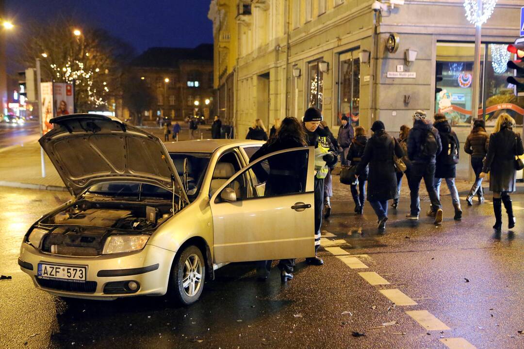 Avarija Liepų ir H. Manto gatvių sankryžoje