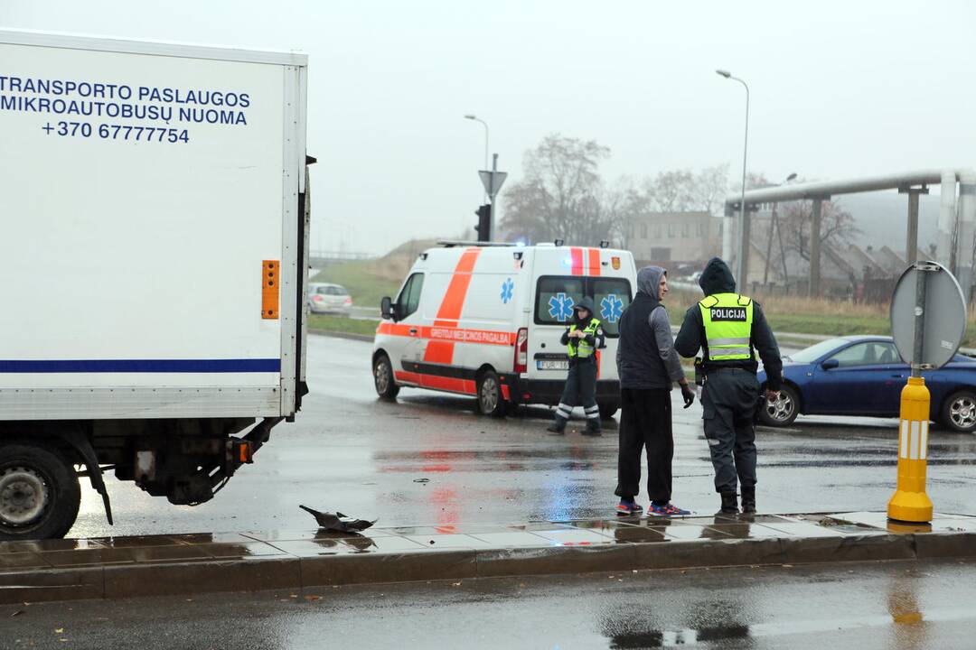 Avarija Liepų ir Šiaurinio pr. sankryžoje