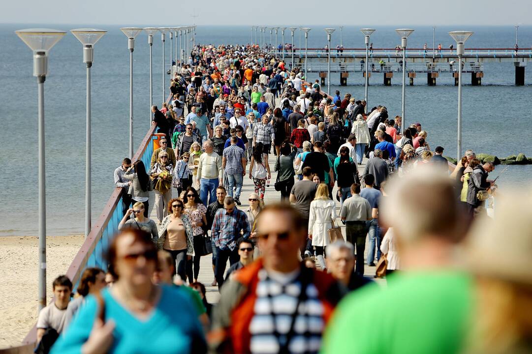 Per Velykas Palanga džiaugėsi poilsiautojų antplūdžiu