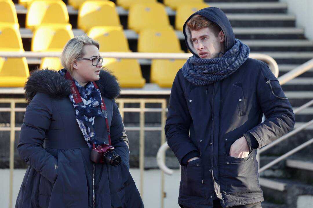 Pirmoji futbolo klubo "Atlantas" treniruotė