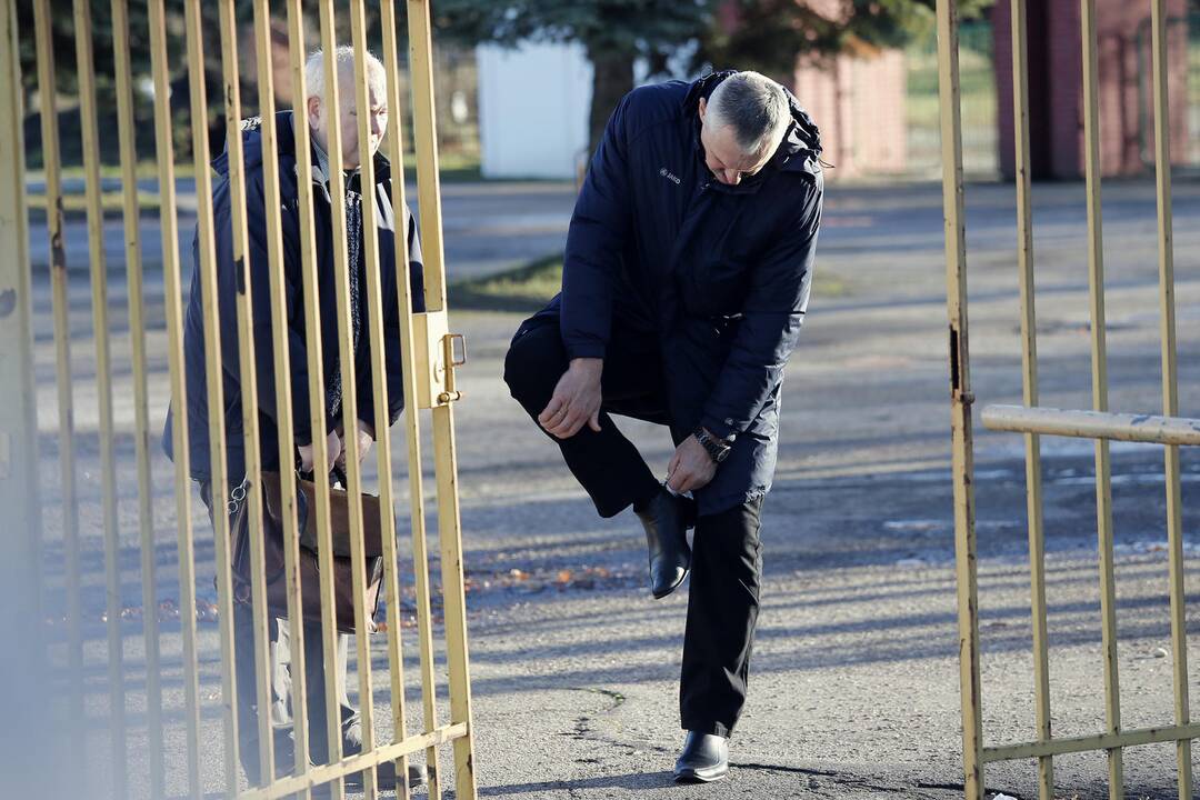 Pirmoji futbolo klubo "Atlantas" treniruotė