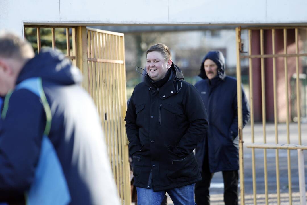 Pirmoji futbolo klubo "Atlantas" treniruotė