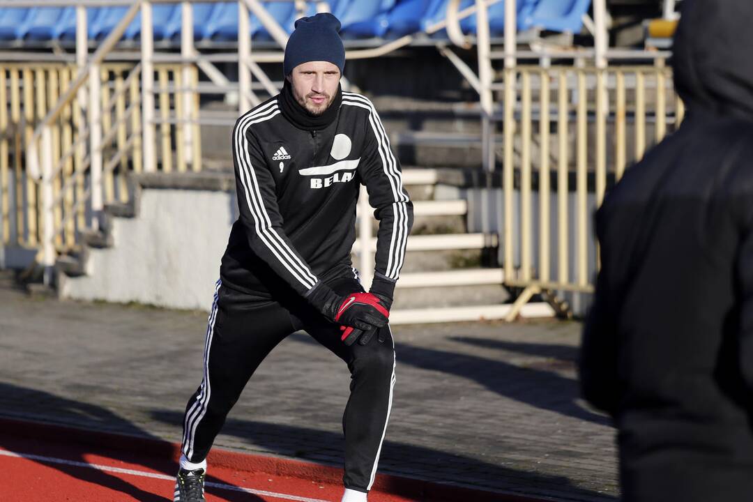 Pirmoji futbolo klubo "Atlantas" treniruotė