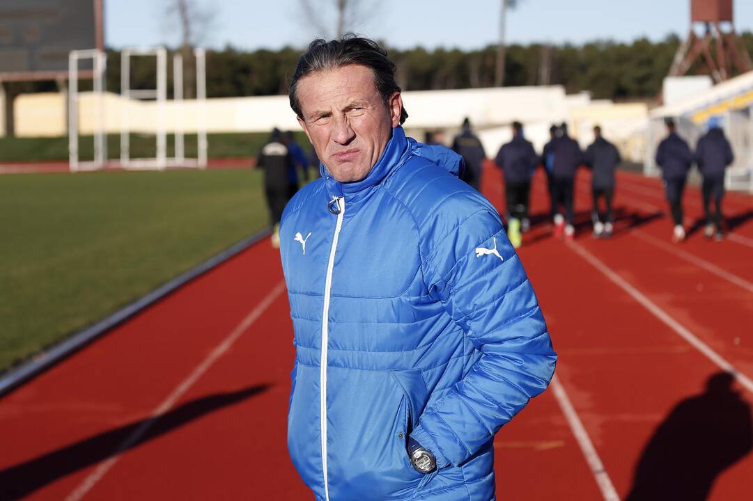 Pirmoji futbolo klubo "Atlantas" treniruotė