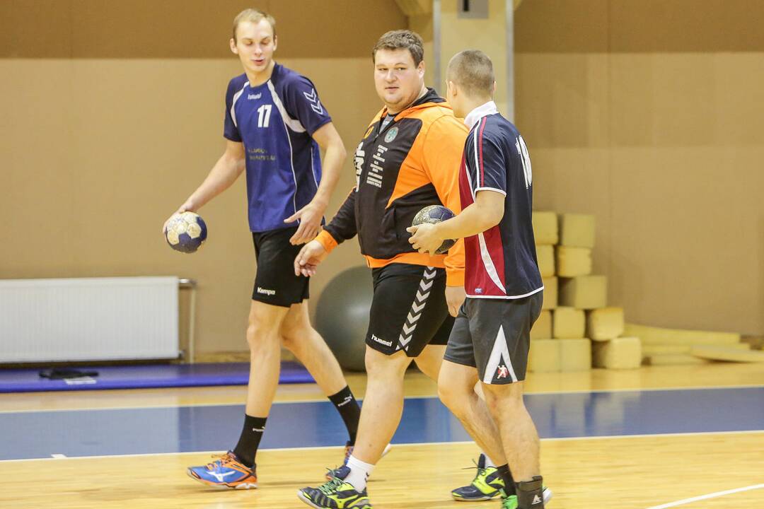 Rankinio klubo "Dragūnas" treniruotė