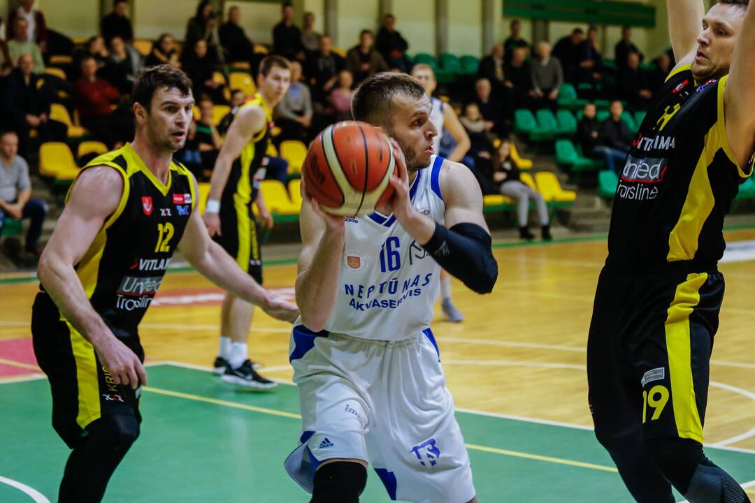 "Neptūnas-Akvaservis" - Tauragės krepšinio klubas 80:74