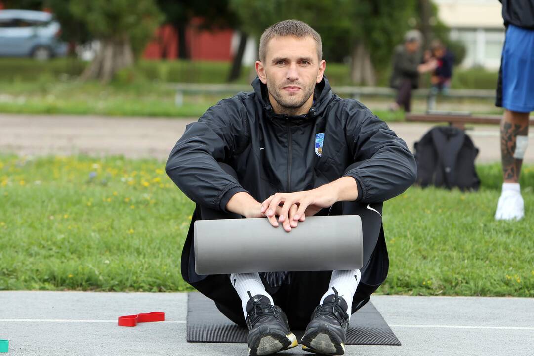 Pirmoji "Neptūno" treniruotė