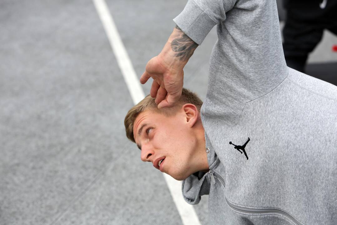 Pirmoji "Neptūno" treniruotė