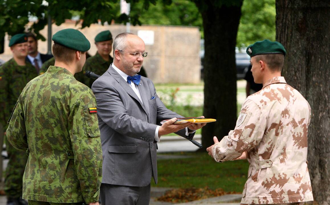 Karių misijos išlydėtuvės i Somalį