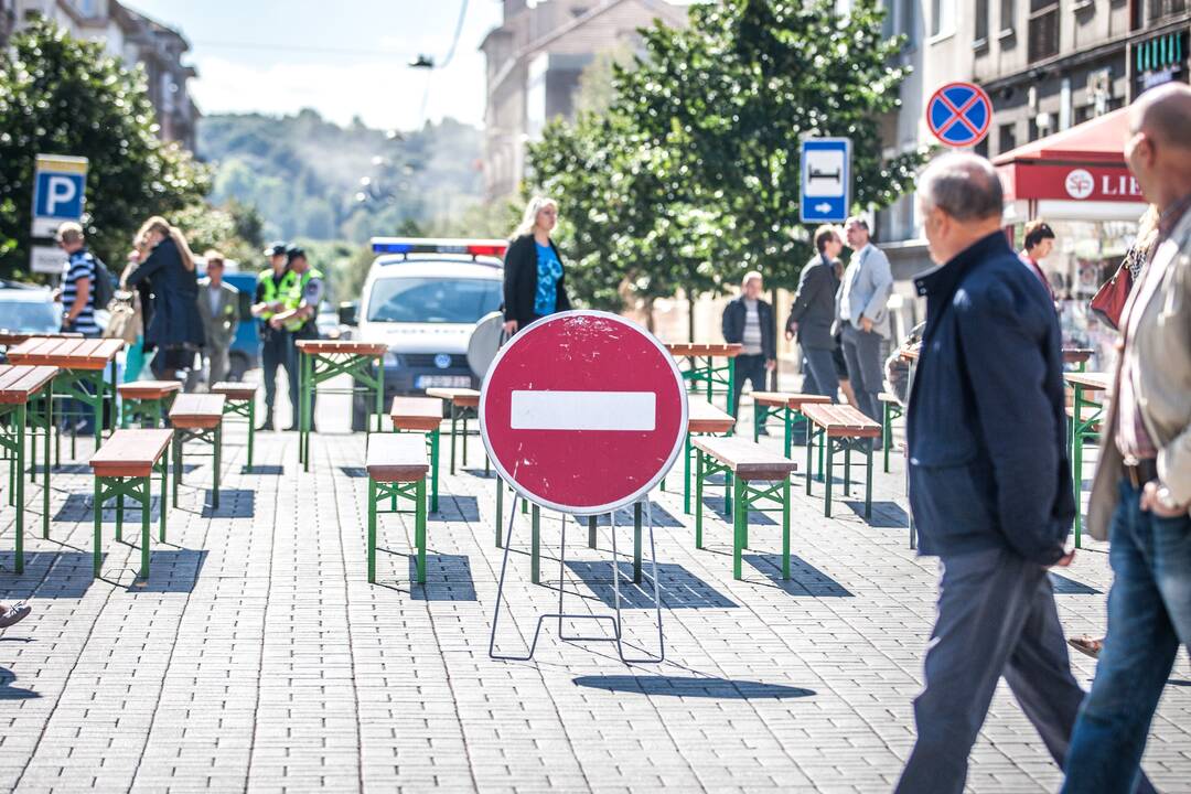 Rudens gėrybių mugė Laisvės alėjoje