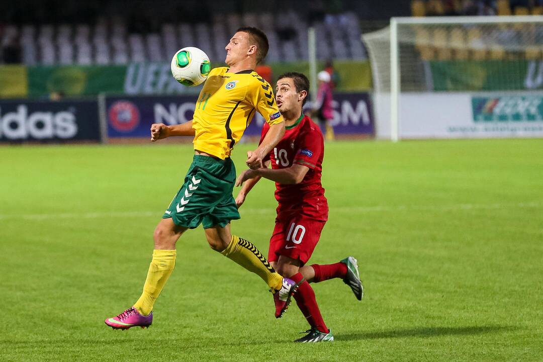 Europos jaunimo futbolo čempionatas: Lietuva - Portugalija