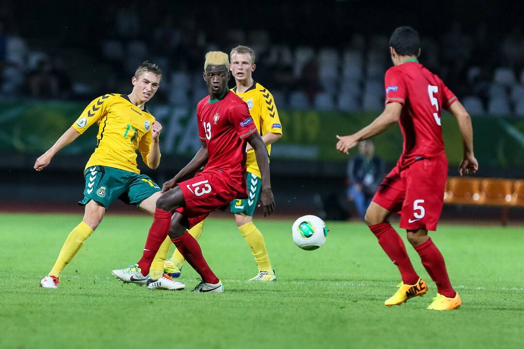 Europos jaunimo futbolo čempionatas: Lietuva - Portugalija