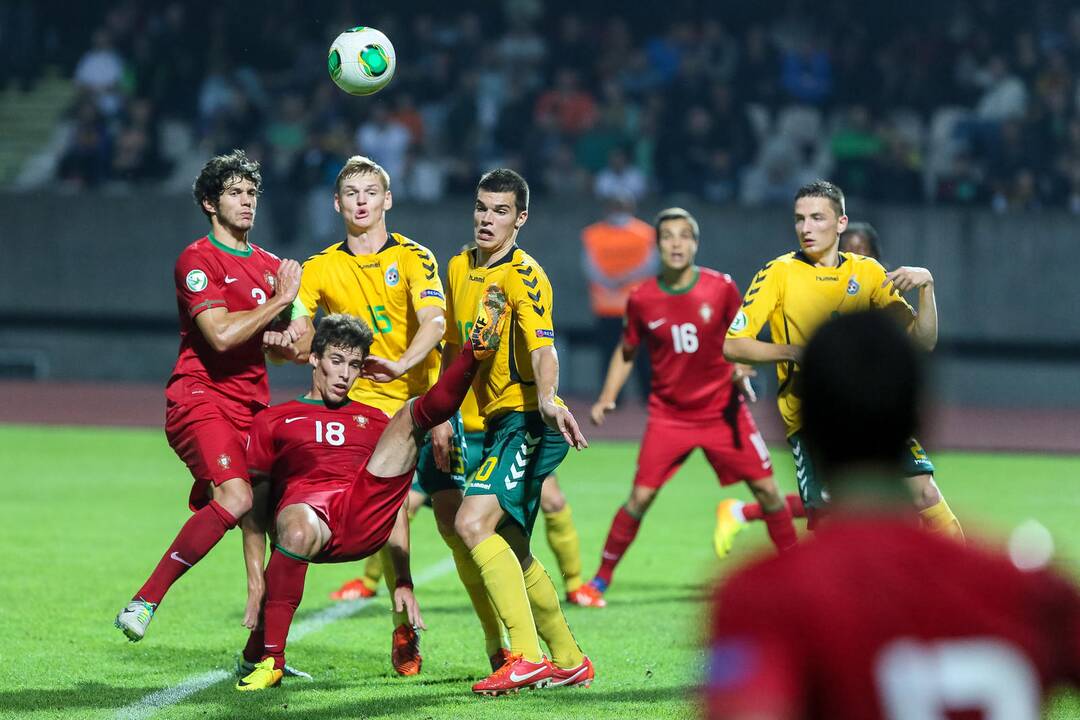 Europos jaunimo futbolo čempionatas: Lietuva - Portugalija