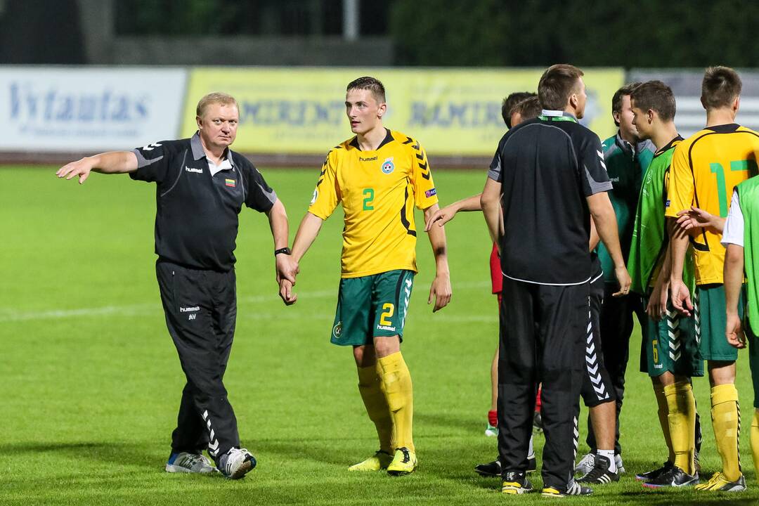 Europos jaunimo futbolo čempionatas: Lietuva - Portugalija