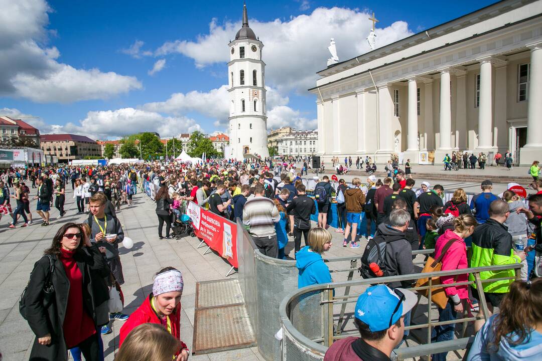 Vilnius bandė siekti masiškiausio makaronų valgymo rekordo