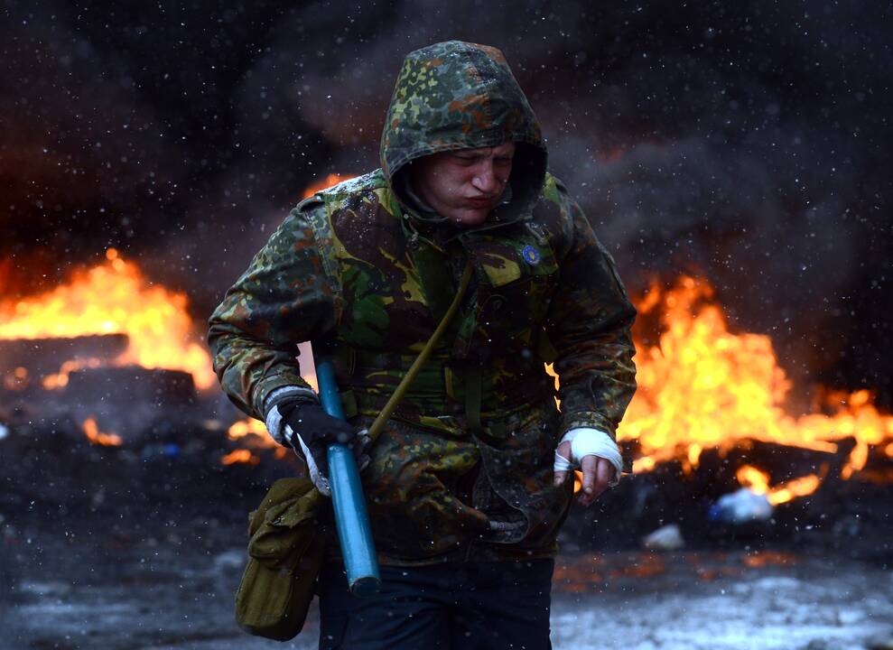 Kijevą drasko mirtini susirėmimai