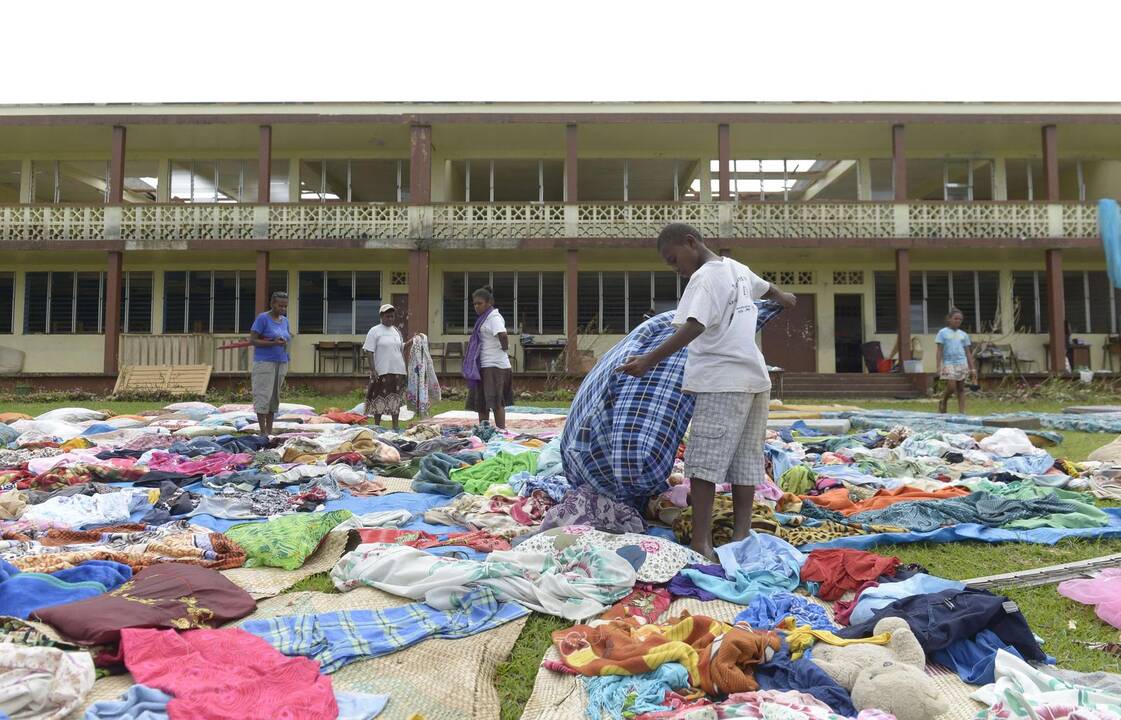 Vanuatu atsigauna po pragaištingos stichijos