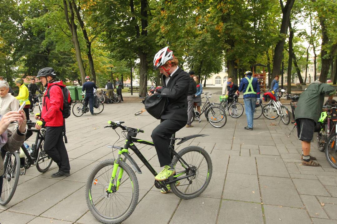 Dviračių paradas Kaune