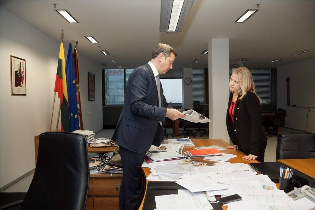 Moksleivės savaitė su A. Zuoku: bėgte paskui merą