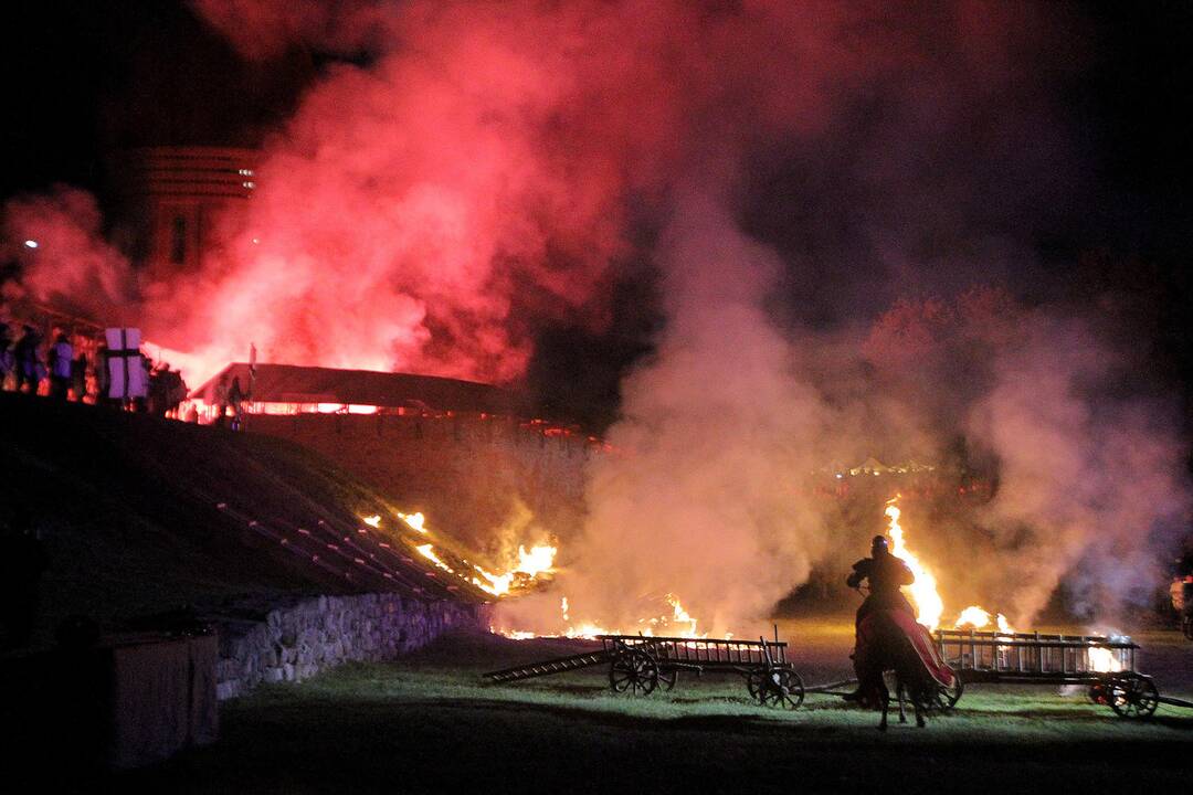 Kauno pilies šturmo inscenizacija