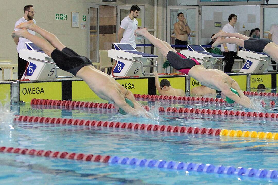 Lietuvos pirmenybių šeštadienio preliminarieji plaukimai