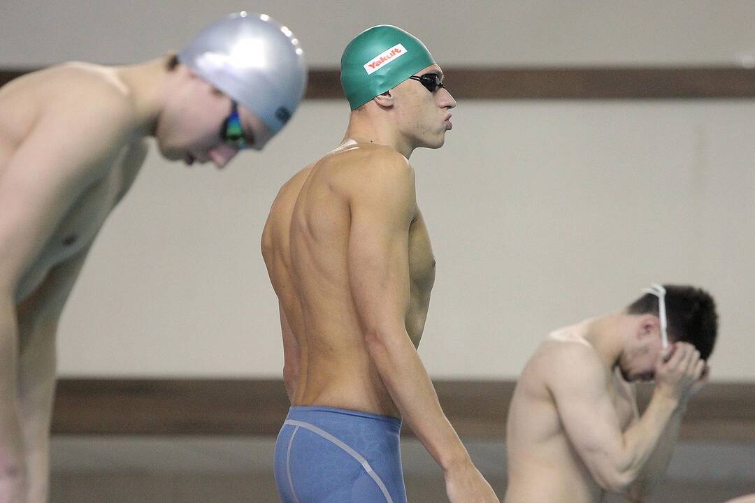 Lietuvos pirmenybių šeštadienio preliminarieji plaukimai