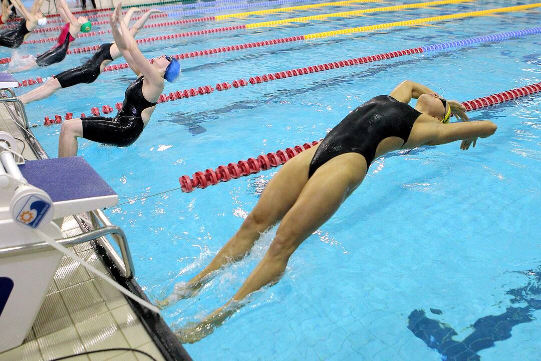 Lietuvos pirmenybių šeštadienio preliminarieji plaukimai