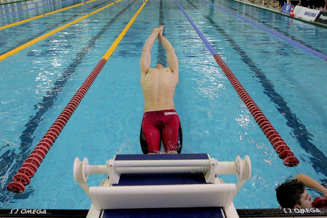 Lietuvos pirmenybių šeštadienio preliminarieji plaukimai