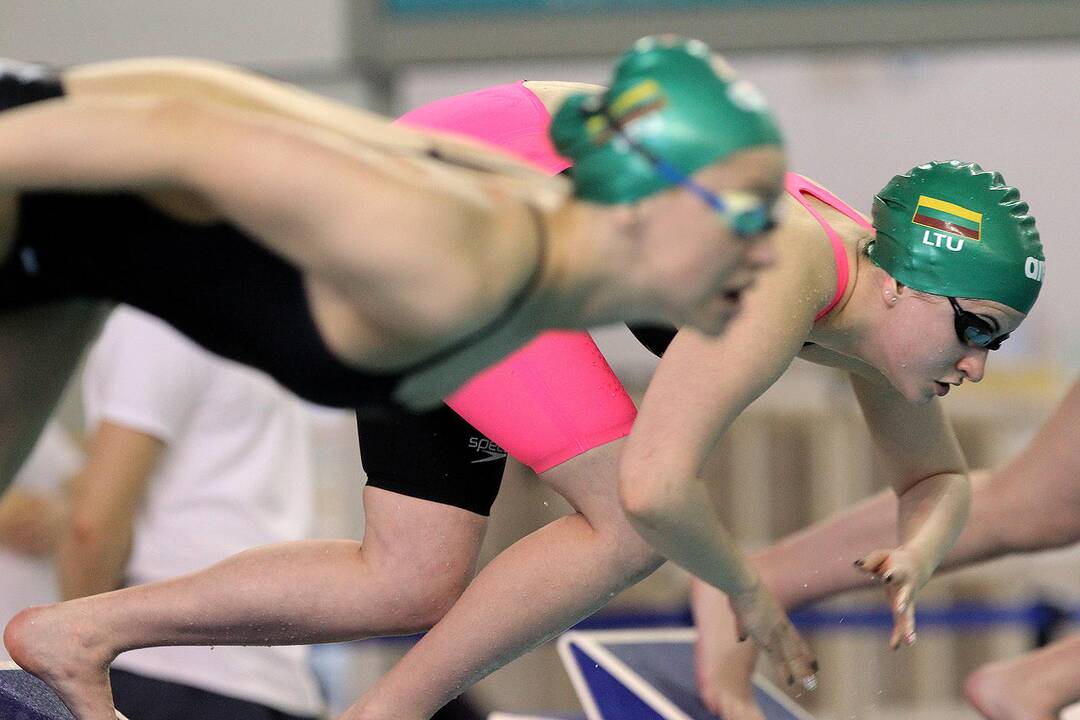 Lietuvos pirmenybių šeštadienio preliminarieji plaukimai