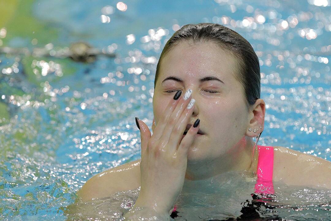 Lietuvos pirmenybių šeštadienio preliminarieji plaukimai