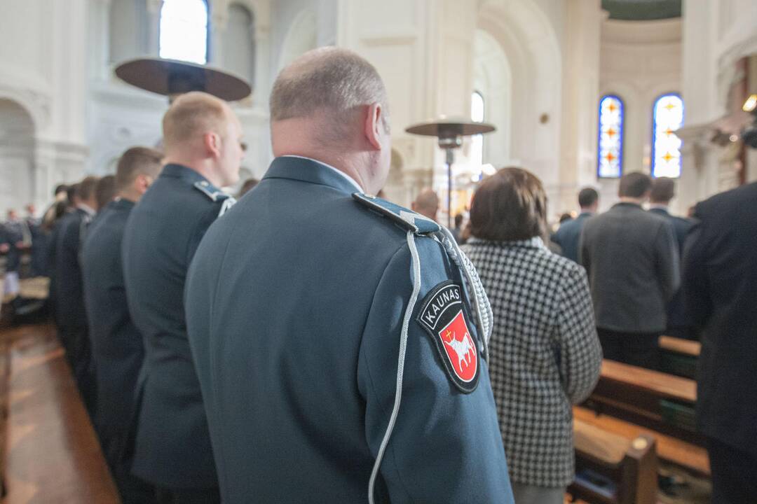 Policijos diena Įgulos bažnyčioje