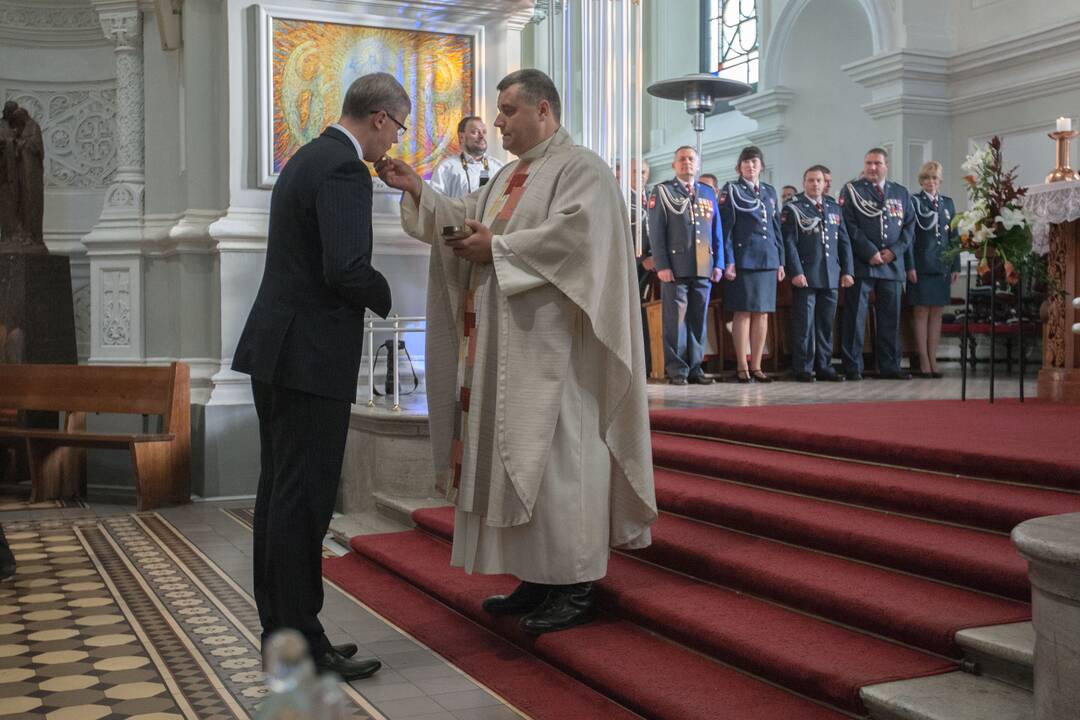 Policijos diena Įgulos bažnyčioje