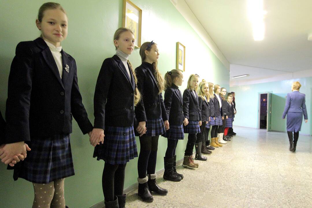 Moksleiviai mini Laisvės gynėjų dieną.